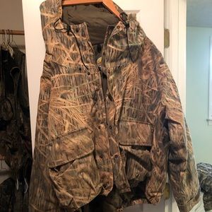 Shadow grass camo wader jacket